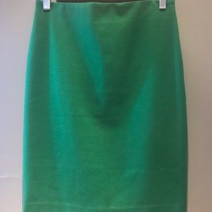 Knee length pencil skirt